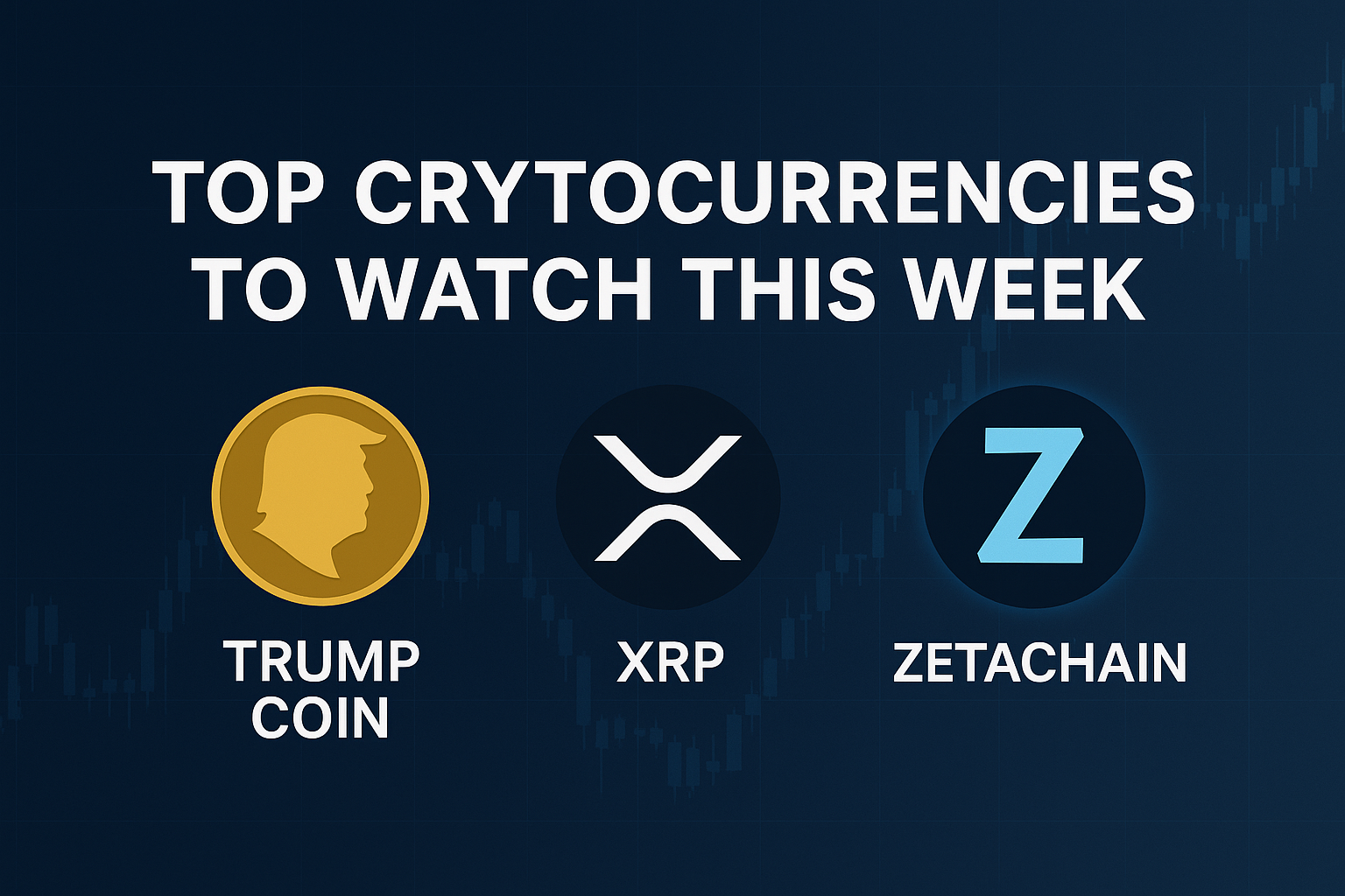 Top cryptocurrencies to watch this week: Trump Coin, XRP, Zetachain