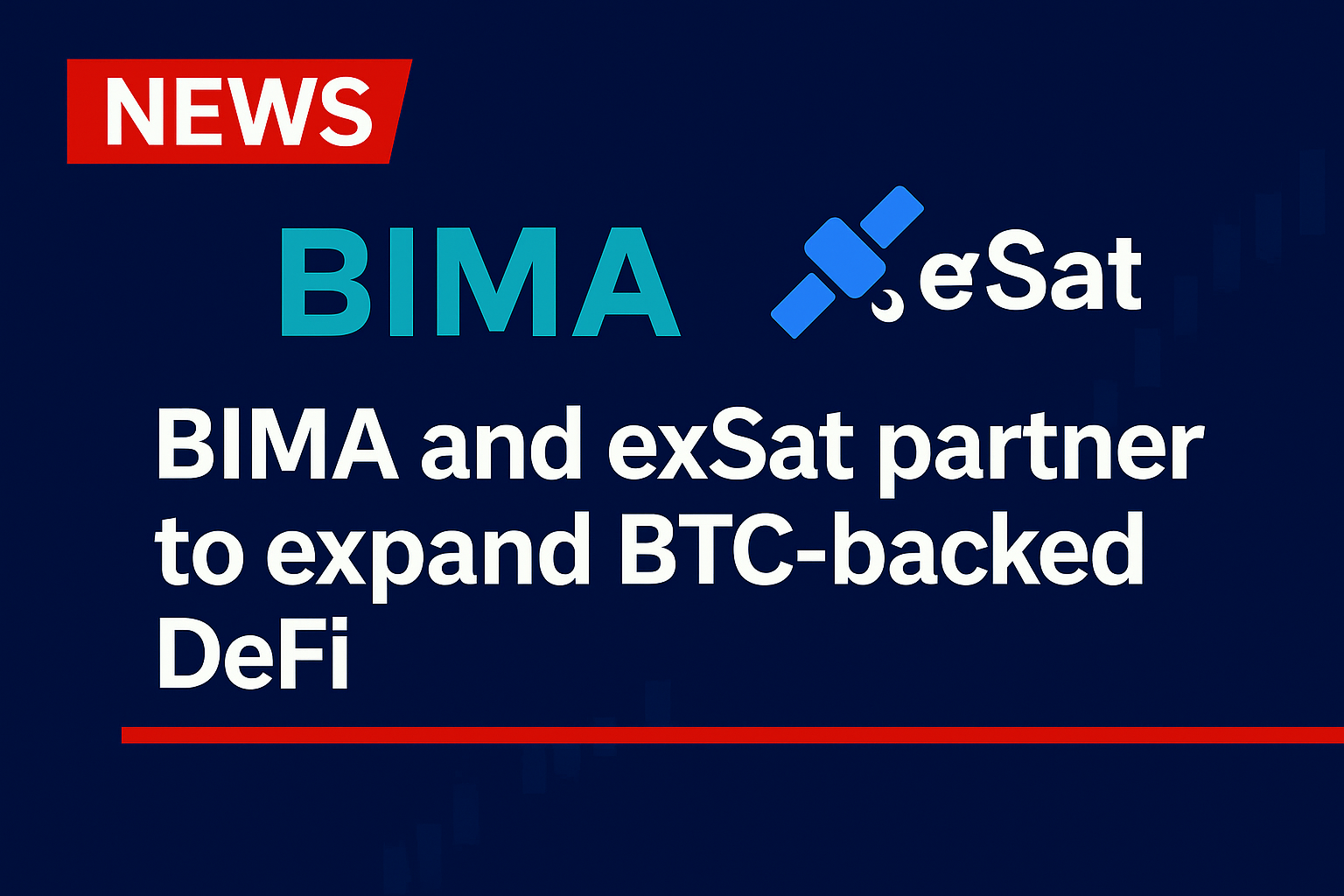 BIMA and exSat partner to expand BTC-backed DeFi