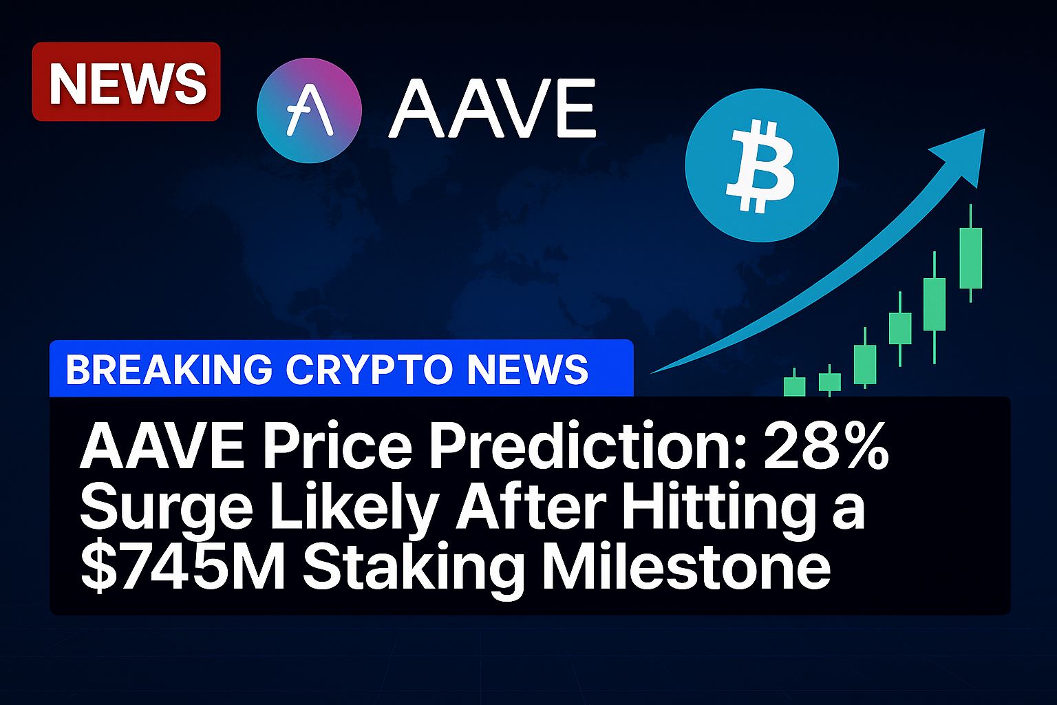AAVE price prediction: 28% surge likely after hitting a $745m staking milestone
