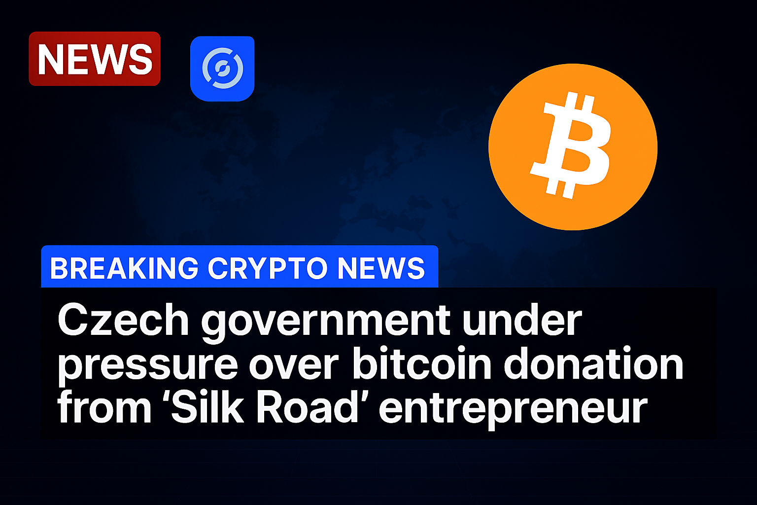 Czech government under pressure over bitcoin donation from ‘Silk Road’ entrepreneur