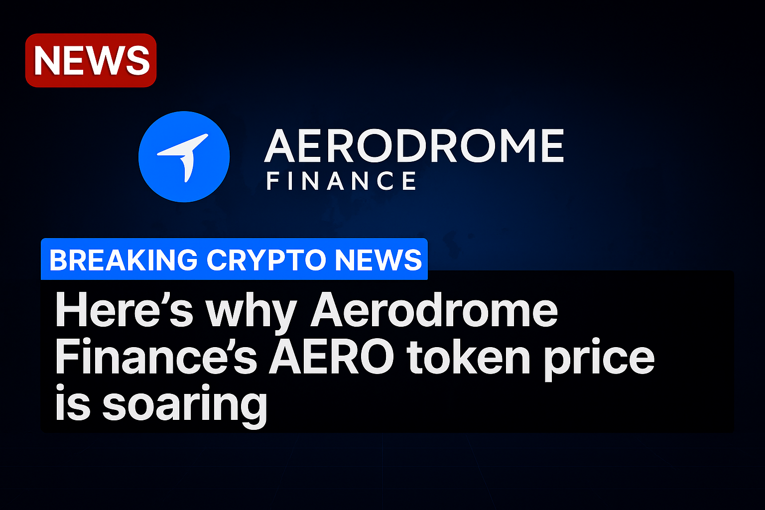 Here’s why Aerodrome Finance’s AERO token price is soaring