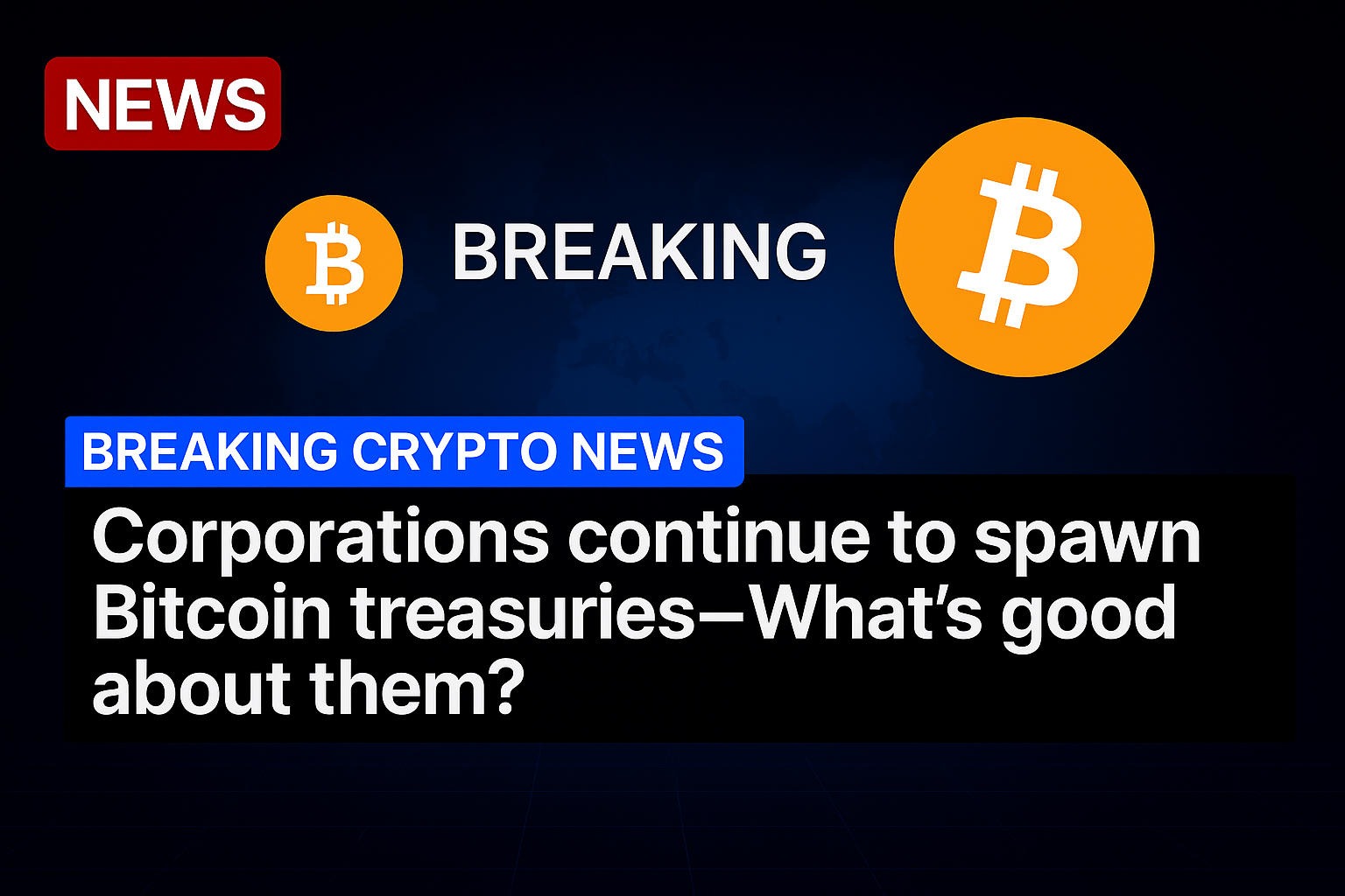 Corporations continue to spawn Bitcoin treasuries— What’s good about them?