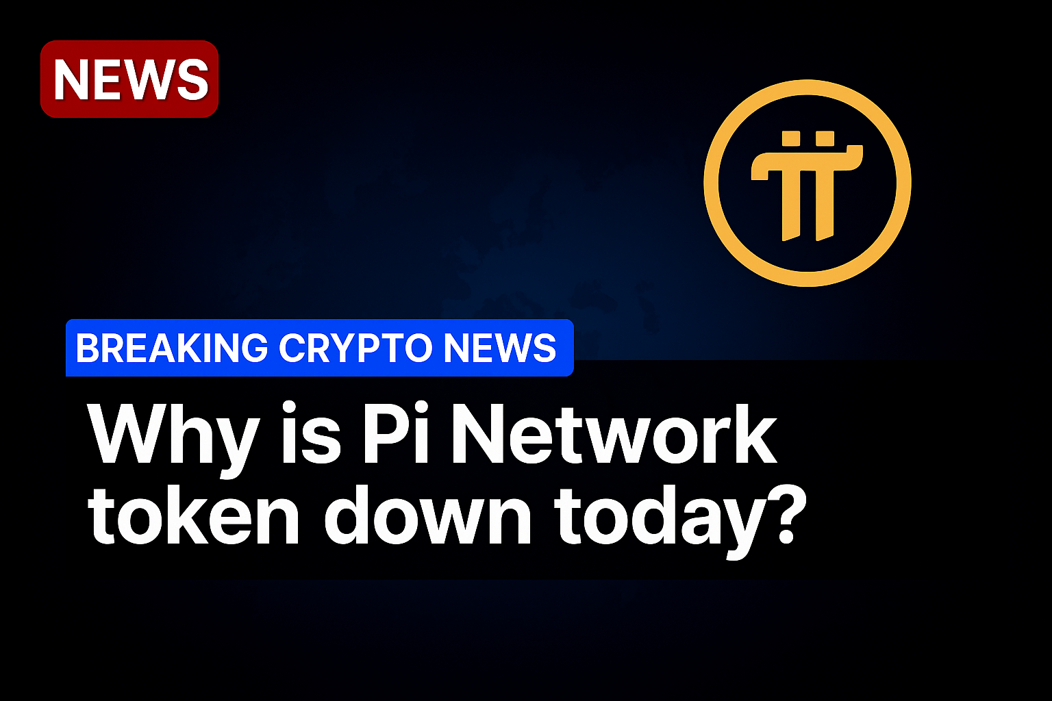 Why is Pi Network token down today?
