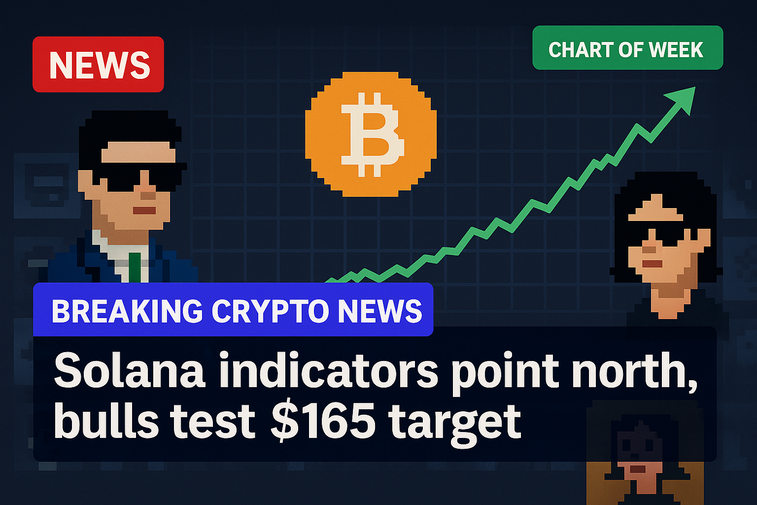 Chart of the week: Solana indicators point north, bulls test $165 target