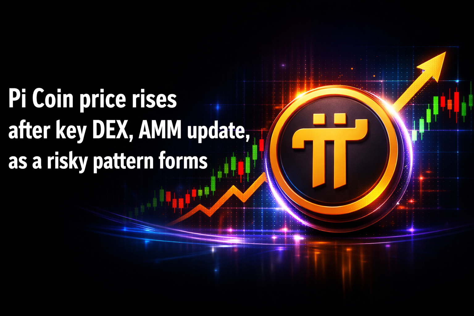 Pi Coin price rises after key DEX, AMM update, as a risky pattern forms