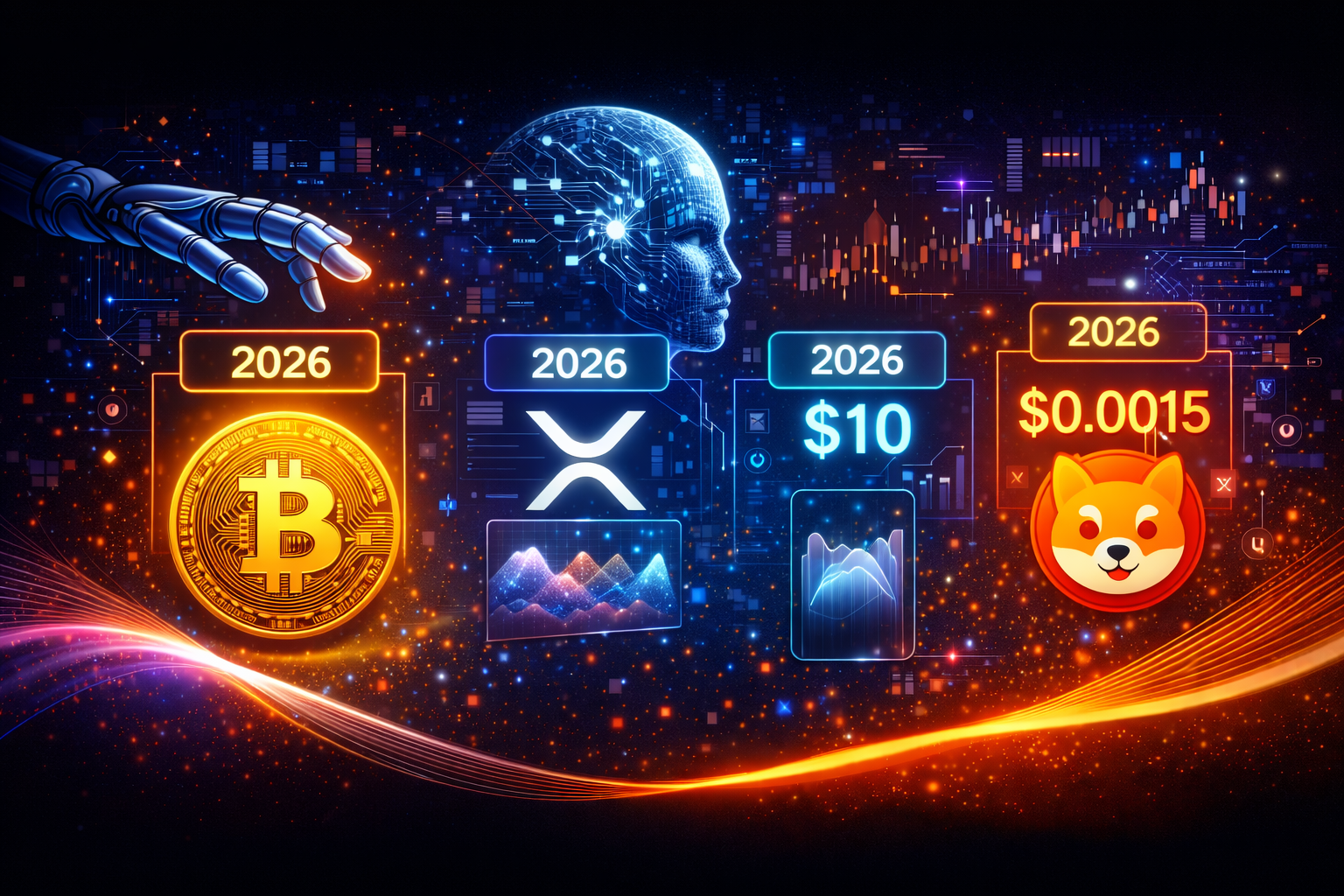 Alibaba AI Projects 2026 Prices for Bitcoin, XRP, Shiba Inu