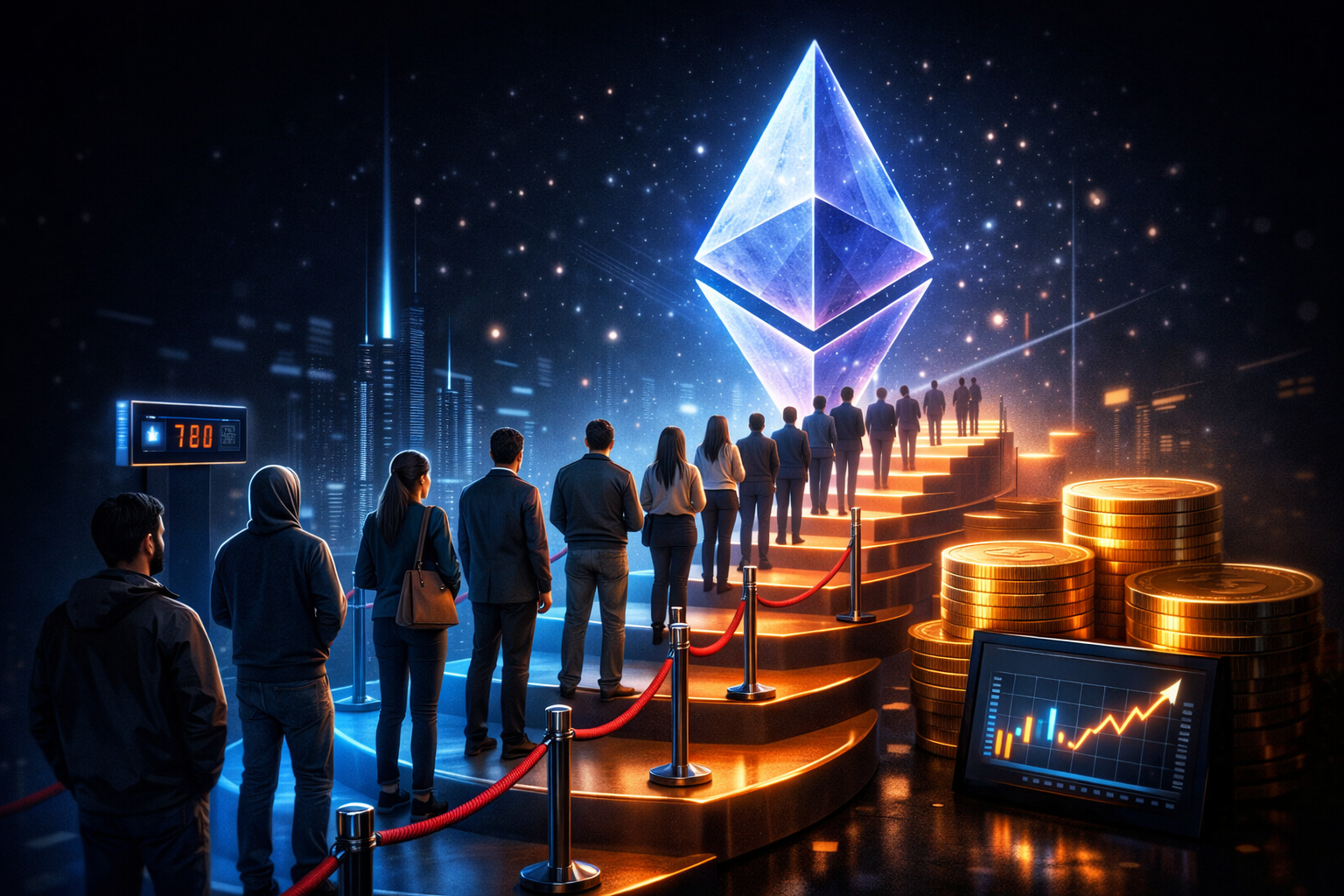 Ethereum Staking Queue Reaches Record Levels