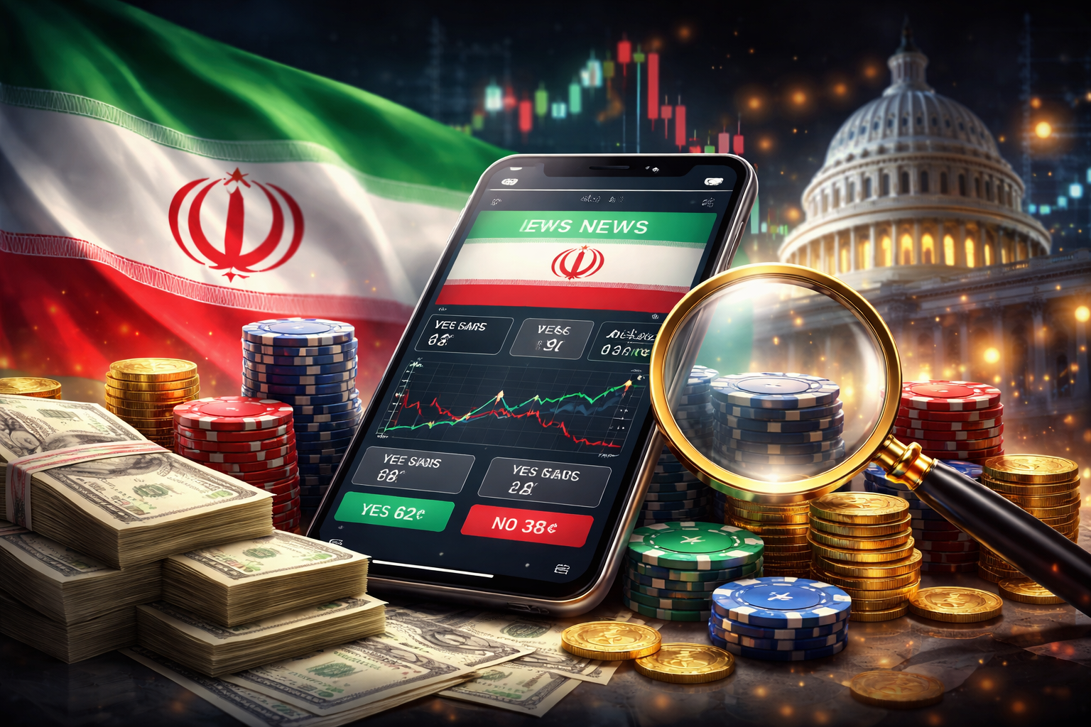 Polymarket Iran betting surge draws Washington scrutiny