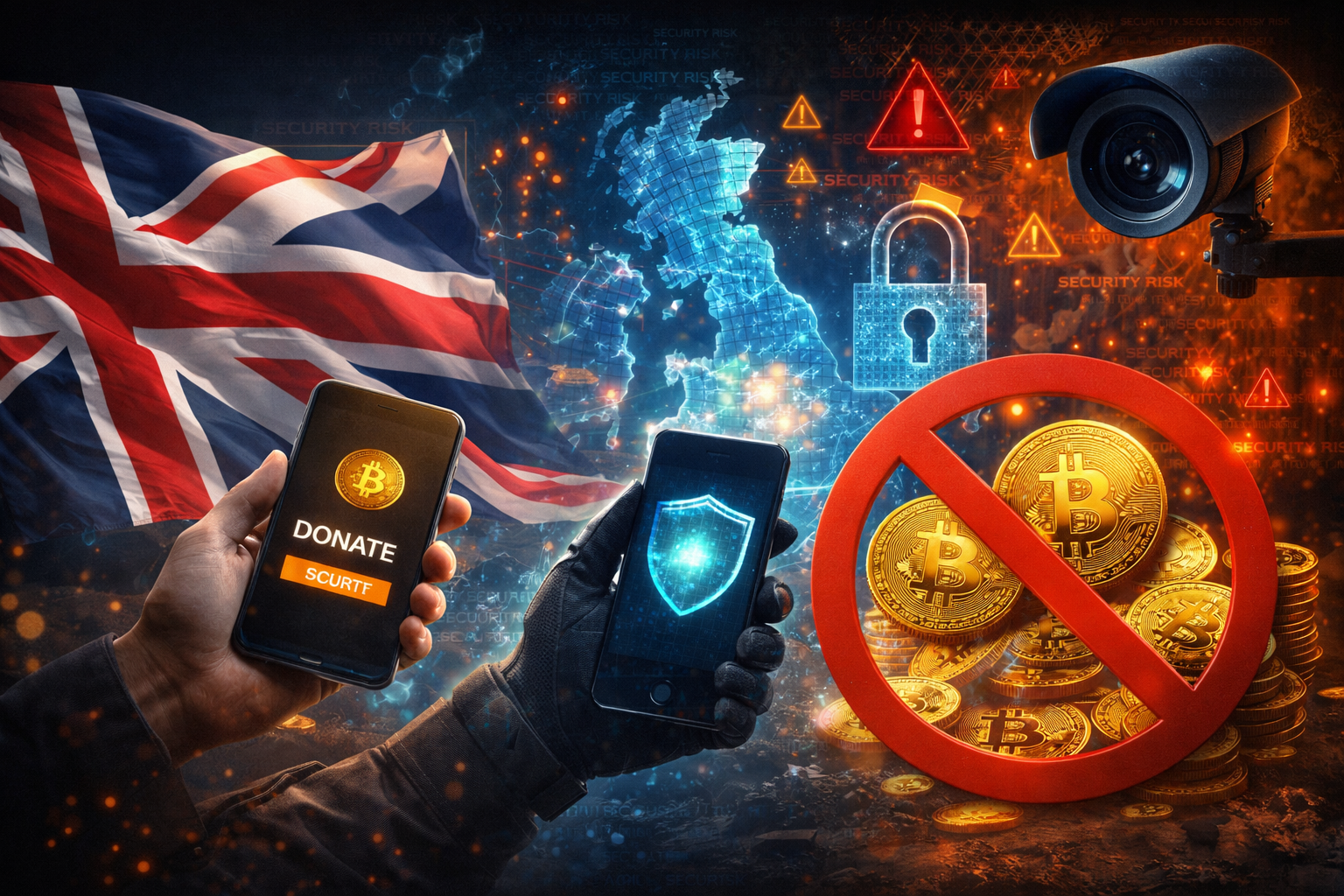 UK crypto donation ban proposed over security concerns
