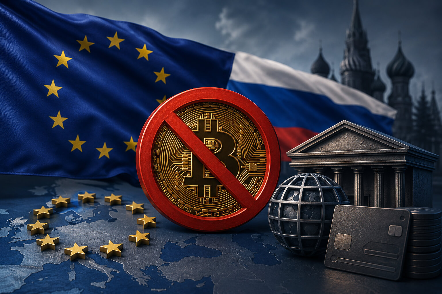 EU Russia Sanctions Put Foreign Crypto Platforms and Banks in the Crosshairs