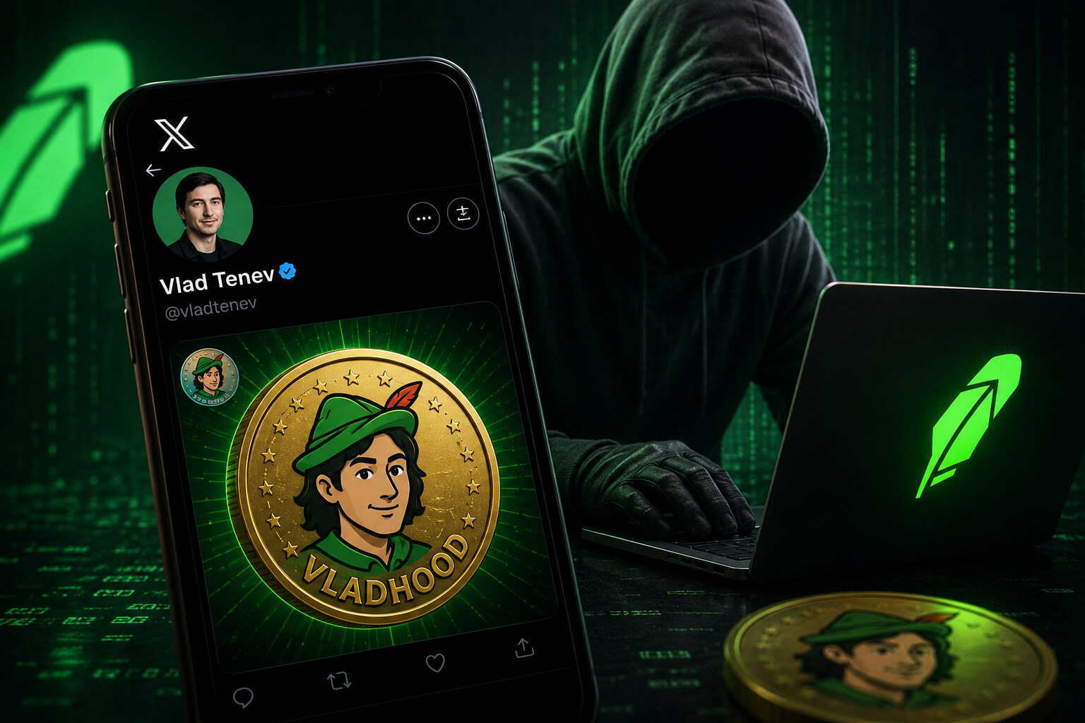 Robinhood CEO’s X Account Hacked to Promote $10M Vladhood Memecoin